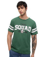 The Souled Store Looney Tunes: Squad Men and Boys Short Sleeves Round Neck Green Graphic Printed Regular Fit Cotton T-Shirts