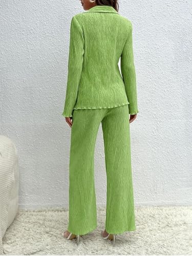 Greciilooks Co Ord Set For Women Stylish | Trendy Poly Lycra Textured Blend Pajama Set | Trendy Korean Winter Travel Outfit | Li