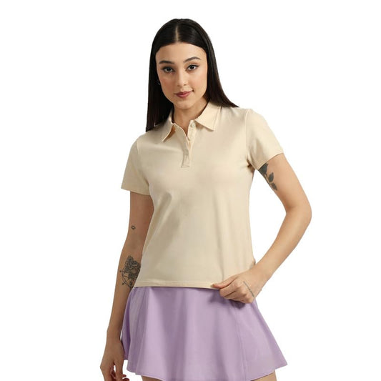 BlissClub Women The Last Tee - Polo Neck tee | Womens t-Shirt | Half Sleeves | Last 750+ Washes | Cotton Tee