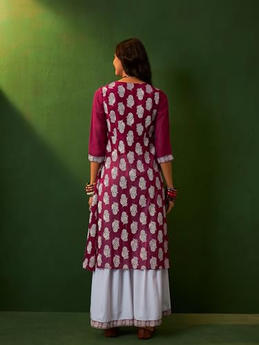 ZIYAA Pink Georgette Flare Kurta Sharara Set(SGKUGR4051ANDSH)