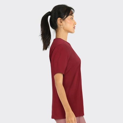 BlissClub Women The Last Tee - Boyfriend tee | Womens t-Shirt |  Sleeves | Hip Covering | Cotton Tee