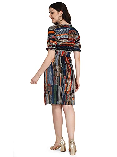 GRECIILOOKS Women's Rayon Mini Dress