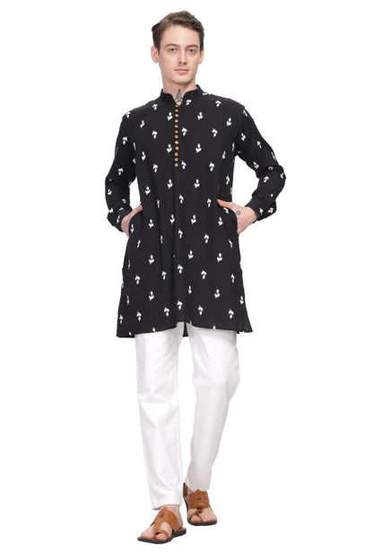 Be Active MenS Traditional Embroidered Full Sleeves Kurta || Cotton Kurta For Men || Men Kurta For Wedding || Kurta For Men (A-