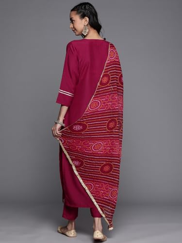 Varanga WomenS Silk Blend Kurta Set (Nv_Vskd159_Purple