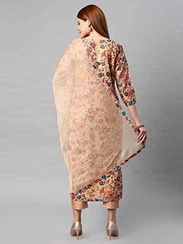 ANNI DESIGNER Women Rayon Kurta Pant With Dupatta