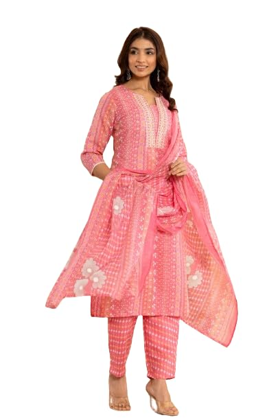 Varanga WomenS Crepe Solid Straight Kurta Bottom Set