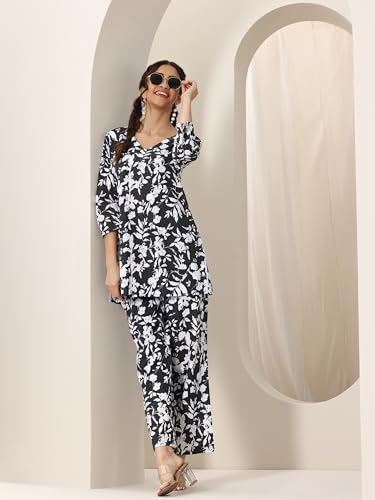 Libas Womens Printed Cotton Co-Ord Set For Women