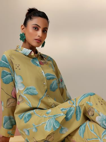 Libas Womens Printed Crepe Co-Ord Set For Women