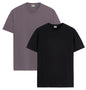 ADRO Mens T Shirts | Solid Tshirts for Men | Pure Cotton Lycra Fabric | 4 Way Stretch Smart tech Tshirt | Pack of 2 Round Neck T