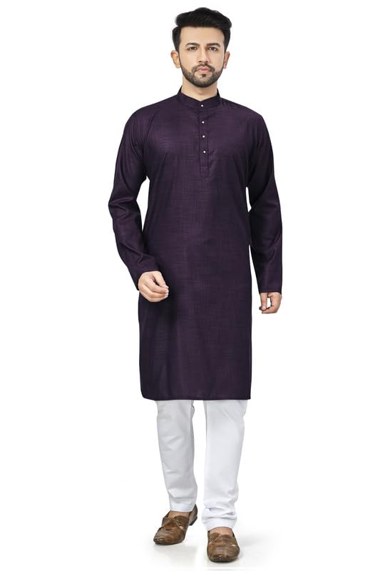 Be Active MenS Traditional Solid Full Sleeves Kurta || Cotton Kurta For Men || Men Kurta For Wedding || Kurta For Men (N-Rfsk00