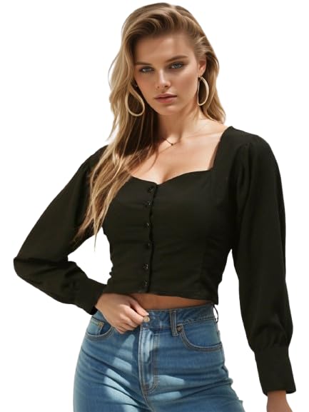 Rare Womens Solid Regular Fit Blouse (EP445ACL