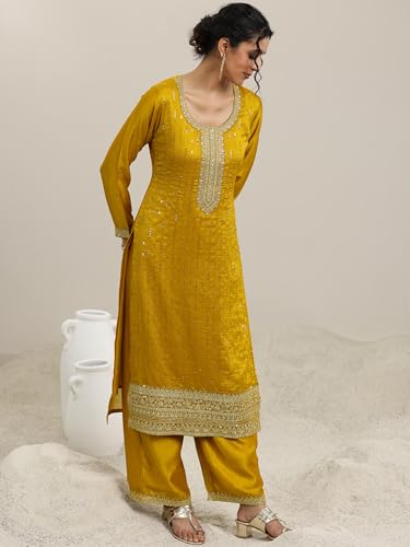 Libas WomenS Silk Blend Kurta Set (49511H