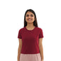 BlissClub Women The Last tee |Stays New for 750+ Days | Crop Length | Womens t-Shirt | Short Sleeves | 10X Durable | Cotton Tee