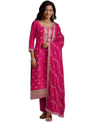 Libas WomenS Silk Blend Kurta Set (277070R