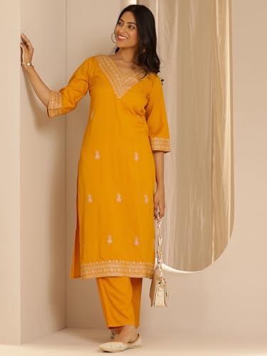 Libas WomenS Viscose Kurta Set (36903