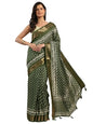 Libas Womens Woven Design Silk Blend Saree With Blouse Piece