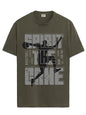 ADRO Sports Design Printed T-Shirt for Men - 100% Cotton, Regular Fit, Soft Breathable Fabric. (RN23-M-SPR-OL_Olive_XL)