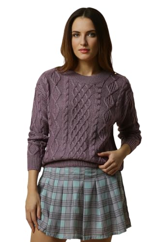 Allen Solly Women Regular Fit Casual Full Sleeve Round Neck Sweater