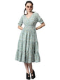 Kotty WomenS Fit And Flare Printed Multicolor Dress