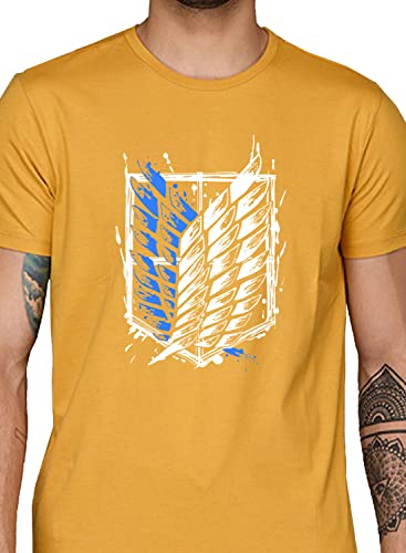 ADRO Mens Attack on Titan Cotton T-Shirt (L)