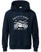 ADRO Men's Cotton Blend Neck Hooded Sweatshirt (H24-AME-NB-2XL_Navy Blue)