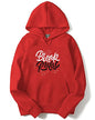 ADRO Men's Cotton Neck Hooded Sweatshirt (H21-M-RUL-RD_Red_XL)