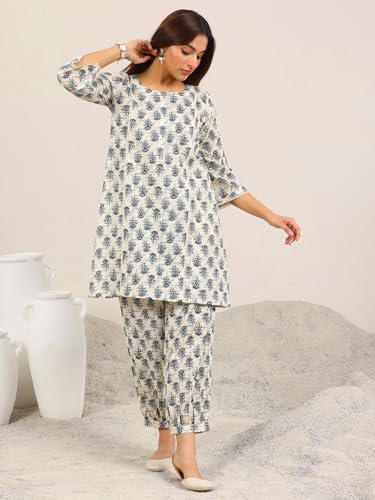 Libas WomenS Cotton Co-Ord Set (400436H