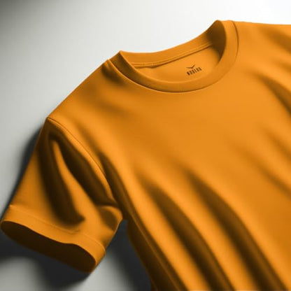 Nobero MenS Regular Fit T-Shirt (1M-Twts-R0007_Apricot Crush