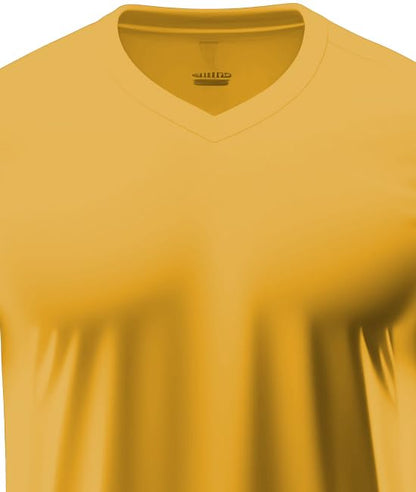 ADRO Mens V Neck T-Shirt|100% Combed Cotton T-Shirt|V-Neck Half Sleeve T-Shirt|VN24-M-PLN-MU