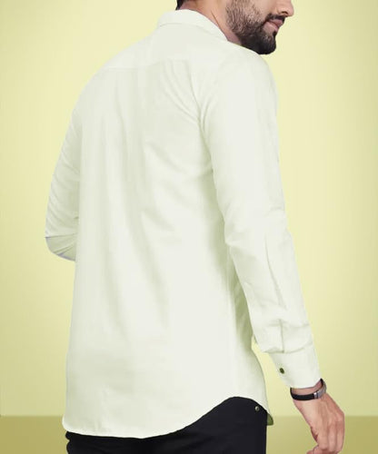Tee Projekt Combo Casual Shirt for Men Spread Collar Long Sleeve Shirt Casual, Formal, Home