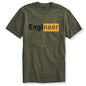 ADRO Engineer Mens Cotton Printed T-Shirt (R21-M-EGN-OL_Olive_XL)