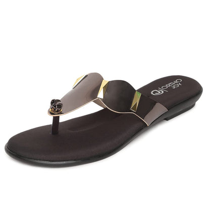 ORTHO JOY Fancy doctor slippers | Soft and stylish chappal for women | Comfortable flat sandals for women stylish