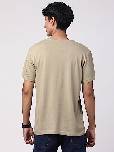ADRO Fly Mens Printed T-Shirts (RN23-M-FLY-BE_Beige)