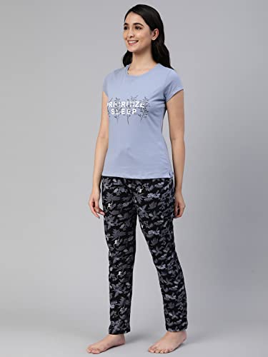 Lyra 701 Premium Cotton Printed Night Suit For Women