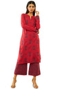 Soch Womens Acrylic Ethnic Motifs Pattern Knitted Winter Kurta Set