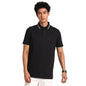 Turtle Men 100% Cotton Black Plain Polo Neck Half Sleeve Casual T-Shirt