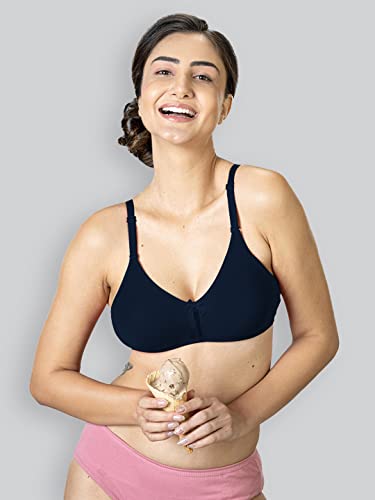 Lyra 516 Flora Mesh Ladder Moulded Premium Cotton Bra