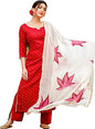 GoSriKi Women's Raspberry Handpainted Suit Set