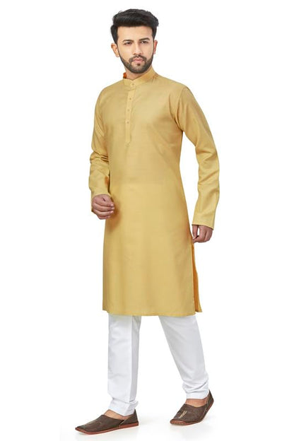 Be Active MenS Traditional Solid Full Sleeves Kurta || Cotton Kurta For Men || Men Kurta For Wedding || Kurta For Men (N-Rfsk00