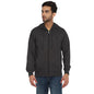 Turtle Men Poly Cotton Solid Charcoal Hooded Sweatshirt