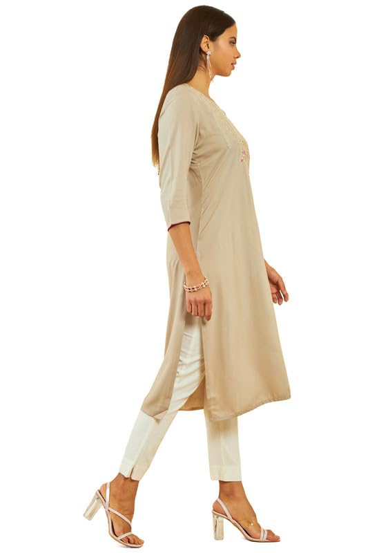 Soch Rayon Women's Regular Kurta