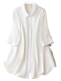 Om Sai Latest Creation Western Dress || Rayon Solid Button Front Shirt Dress For Women || Roll Tab Sleeve & Collared Neck Flared
