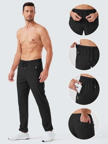 Toplot Track Pants For Men || Activewear Pants || MenS Joggers || Zipper Pocket || Casual Trousers || Stretchable (Sports | Gym