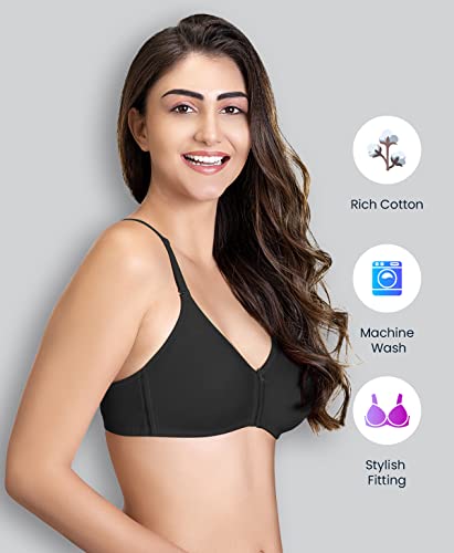 Lyra 516 Flora Mesh Ladder Moulded Premium Cotton Bra