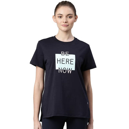 Enamor Athleisure Relaxed Fit Short Sleeve Round Neck Antimicrobial Finish Breathable Stretch Cotton Activewear Sports Tshirt fo