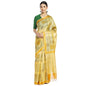 Fabindia Women Hand Block Print Sari Silk_Freesize
