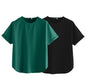 Juneberry Pure 100% Cotton Oversized Loose Baggy Fit Round Neck With Drop Shoulder Half Sleeves Boyfriend T-Shirt Combo For Wome