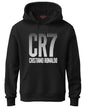 ADRO Men's Cotton Neck Hooded Sweatshirt (H20-M-CR07-BL_Black_XL)