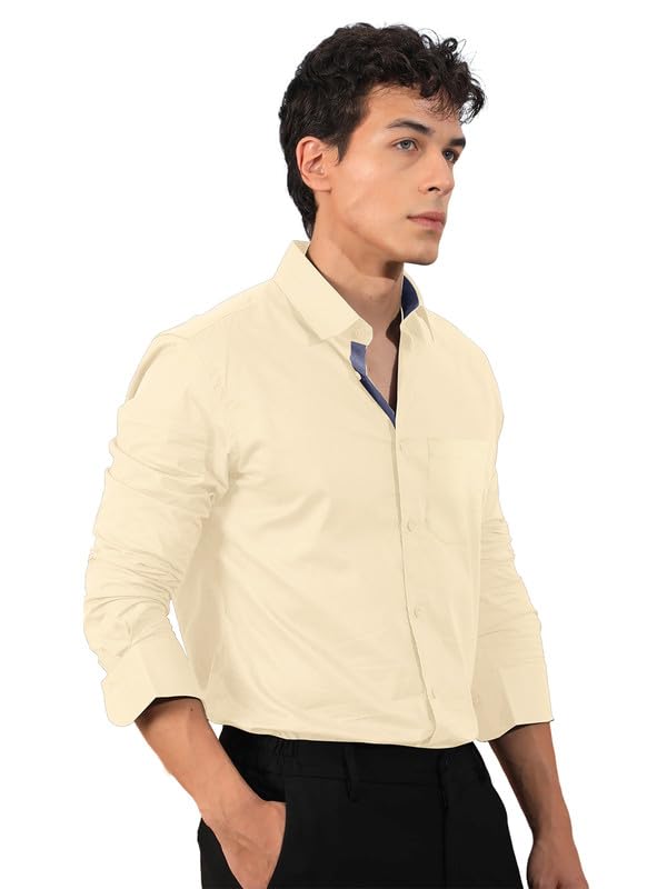 Pinkmint Shirt for Men ll Cotton & Popcron Style Shirt ll All Day Wear Mens Shirt (Pack of 2)
