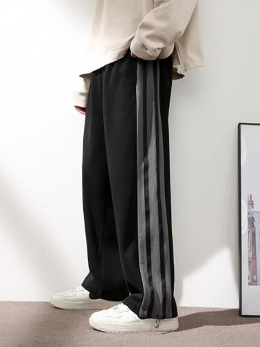 Nobero MenS Loose Sweatpants (1M-Bwjg-R0147_Black